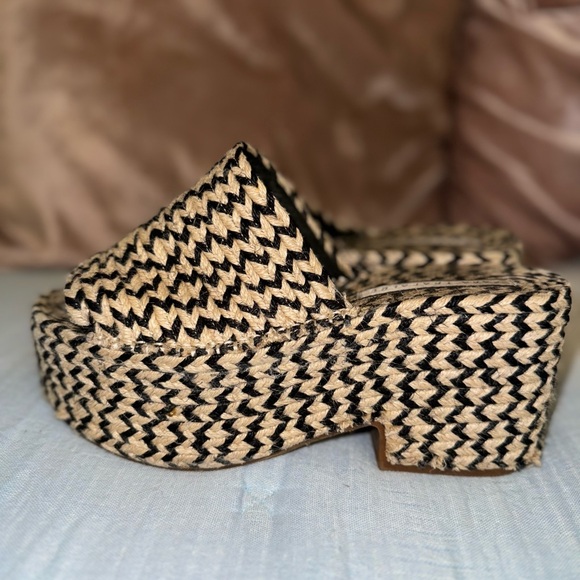 Zara Woven Platform Mules - Picture 3 of 11